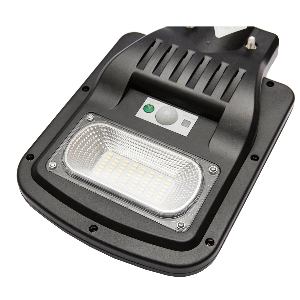 Lampa solara LED iluminat stradal 50W, 6500K, IP65 cu panou solar si prindere pe stalp Breckner Germany